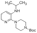 Boc-4-(3-異丙氨基-2-吡啶基)哌嗪